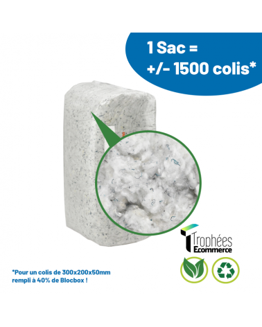 Blocbox - Calage par fibre textile recyclé