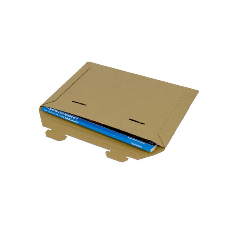Pochette carton blanc pour envoi supports électroniques 22x12,1cm - par 3 -  RETIF